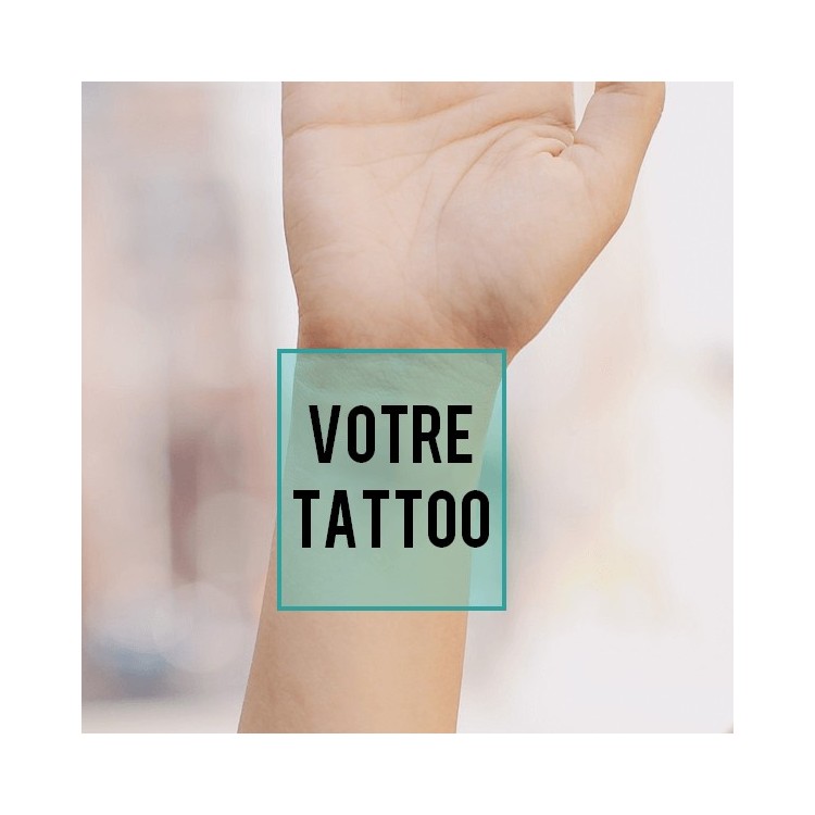 tatouage temporaire personnalisé poignet